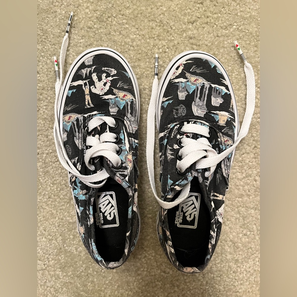 Vans x Disney Star Wars Dark Side Planet Hoth Youth Size 12.5